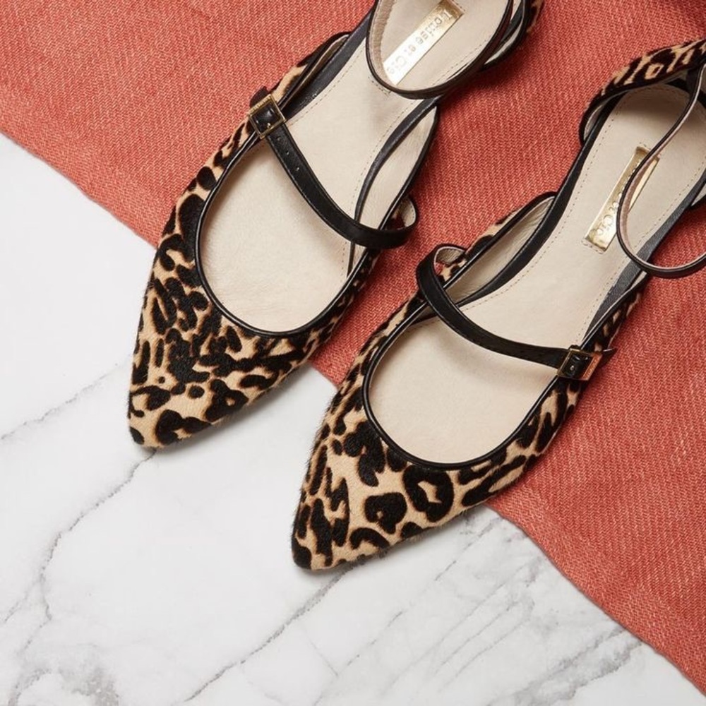 Louise et Cie “ Claire “ flats in Leopard Print
